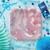 Assiettes En Carton Iridescent Pink and Purple (Fête)