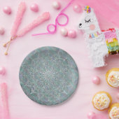 Assiettes En Carton Iridescent Shtoujours Mandala Boho Chic (Fête)