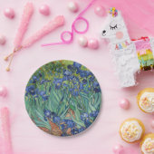 Assiettes En Carton Irises par Van Gogh (Fête)