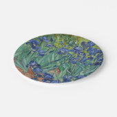 Assiettes En Carton Irises par Van Gogh (Angle)