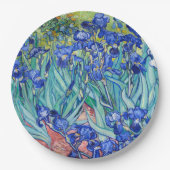 Assiettes En Carton Irises Vincent van Gogh (Devant)