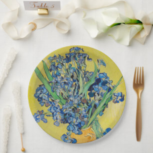 Assiettes En Carton Irises Vincent van Gogh
