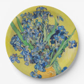 Assiettes En Carton Irises Vincent van Gogh (Devant)