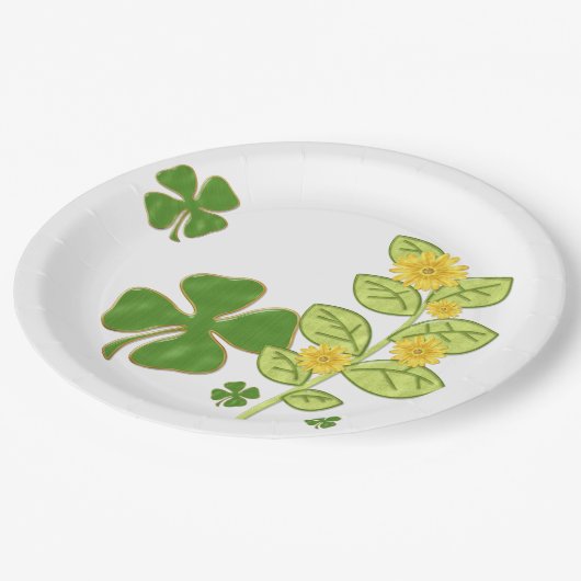 Assiettes En Carton Irish Charm Whimsical PARTY BULK PLAQUES 2 (Angle)