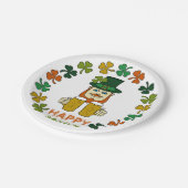 Assiettes En Carton Irish Leprechaun, St Patrick's Day Party (Angle)