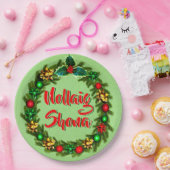 Assiettes En Carton Irish Nollaig Shona Joyeux Noël 9" (Fête)