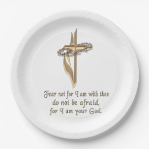 ASSIETTES EN CARTON ISAIAH 41:10