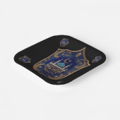 Assiettes En Carton Islamic Picnic Coaster – Crescent & Calligraphy El (Angulaire)