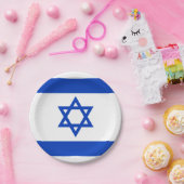 Assiettes En Carton Israel flag  (Fête)