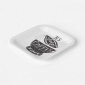 Assiettes En Carton It Is Always Coffee Time (Angulaire)