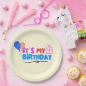 ASSIETTES EN CARTON IT´S MY BIRTHDAY TODAY (Fête)