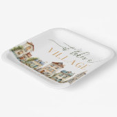 Assiettes En Carton It Takes a Village Baby Shower Plates (Angulaire)