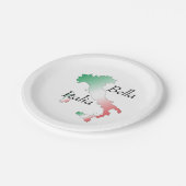 Assiettes En Carton Italien - Italia Teller (Angle)