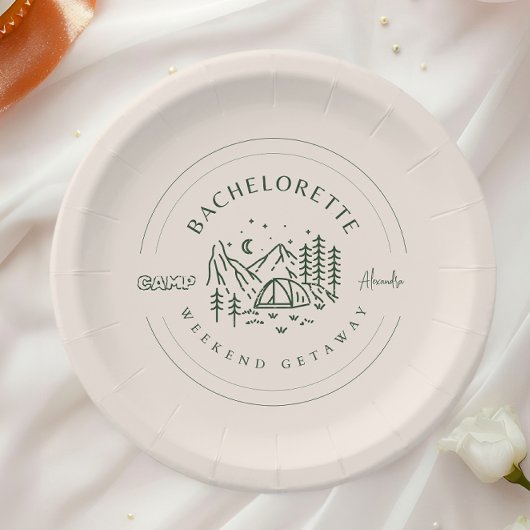 Assiettes En Carton Itinéraire du week-end de bachelorette