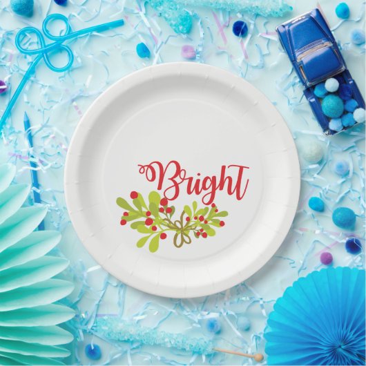 Assiettes En Carton Ivy Merry & Bright Holidays Hostess Party (Fête)