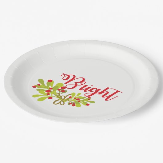 Assiettes En Carton Ivy Merry & Bright Holidays Hostess Party (Angle)