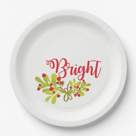 Assiettes En Carton Ivy Merry & Bright Holidays Hostess Party (Devant)