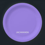 Assiettes En Carton Jacaranda purple color<br><div class="desc">Jacaranda purple color</div>