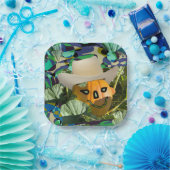 Assiettes En Carton Jack-o-lanterne citrouille cowboy casquette Hallow (Fête)