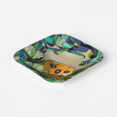 Assiettes En Carton Jack-o-lanterne citrouille cowboy casquette Hallow (Angulaire)