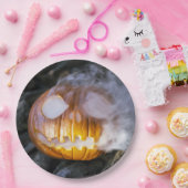 Assiettes En Carton Jack-o-lanterne éffrayant (Fête)