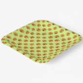 Assiettes En Carton Jack-O-Lanterns CITROUILLE d'Halloween (Angulaire)