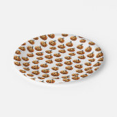 Assiettes En Carton Jack O'Lanterns sur blanc (Angle)