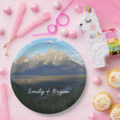 Assiettes En Carton Jackson Hole Mountains (Grand Teton National Park) (Fête)