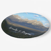 Assiettes En Carton Jackson Hole Mountains (Grand Teton National Park) (Angle)