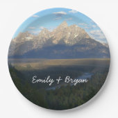 Assiettes En Carton Jackson Hole Mountains (Grand Teton National Park) (Devant)