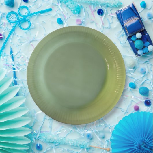 Assiettes En Carton Jadéite verte (Fête)