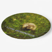 Assiettes En Carton J'adore les plaques de marmotte (Angle)