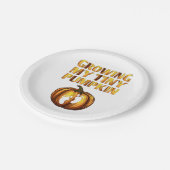 Assiettes En Carton J'ai grandi ma petite grossesse chez mon citrouill (Angle)