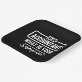 Assiettes En Carton J'ai un expert en comptabilité pour le superpower  (Angulaire)