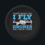 Assiettes En Carton J'Ai Volé Des Drones<br><div class="desc">J'Ai Volé Des Drones</div>