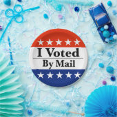 Assiettes En Carton J'Ai Voté Par Courrier (Fête)