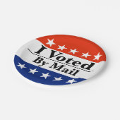 Assiettes En Carton J'Ai Voté Par Courrier (Angle)