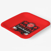 Assiettes En Carton J'aime les gaufres (Angulaire)