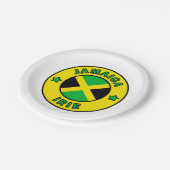 Assiettes En Carton Jamaïque Irie (Angle)