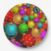 Assiettes En Carton Jamboree d'ornement de Noël (Devant)