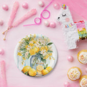 Assiettes En Carton Jar à fleurs de citron d'été (Fête)