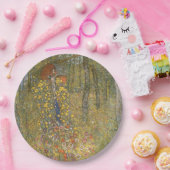 Assiettes En Carton Jardin agricole avec Crucifix (par Gustav Klimt) (Fête)