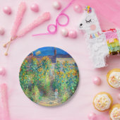 Assiettes En Carton Jardin aux fleurs de Monet (Fête)