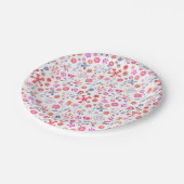 Assiettes En Carton Jardin aux fleurs moderne (Angle)