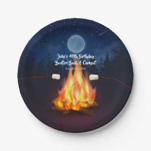Assiettes En Carton Jardin Bonfire Cookout Anniversaire BBQ Party