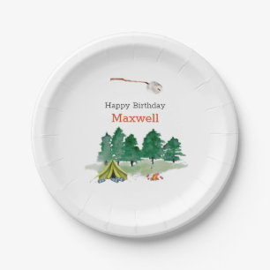 Assiettes En Carton Jardin Camping Anniversaire Fête