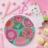 Assiettes En Carton Jardin Dahlia (Fête)