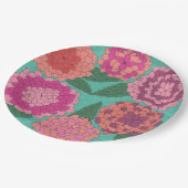 Assiettes En Carton Jardin Dahlia (Angle)