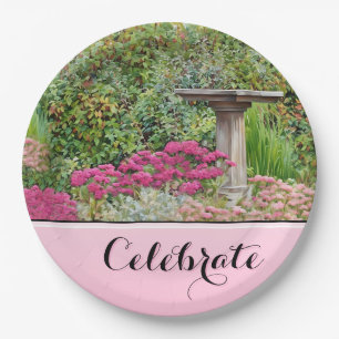 Assiettes En Carton Jardin de fête - Plaques en papier
