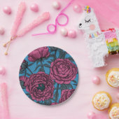 Assiettes En Carton Jardin de galets (Fête)